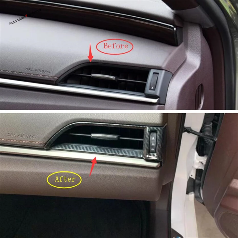 

Window Lift Air AC Vent Gear Panel Rearview Mirror Cover Trim Decor Frame For Lexus ES 2018 - 2023 Carbon Fiber Car Accessories