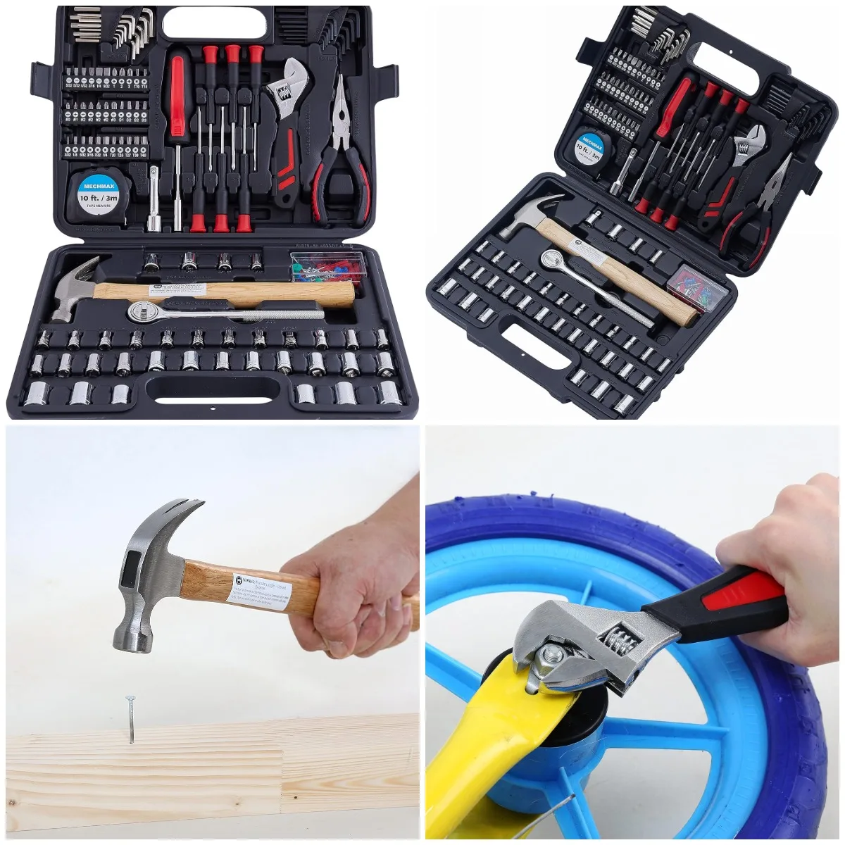 

149-Piece Tool Kit with Storage Case for Home & Auto Repair – Ideal for Men, Mechanics, Car, Gift