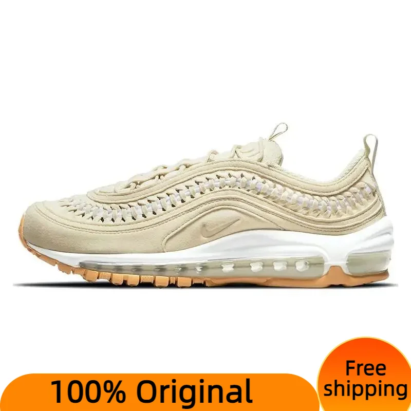 

Nike Air Max 97 LX Woven Fossil Women's Sneakers shoes DC4144-200