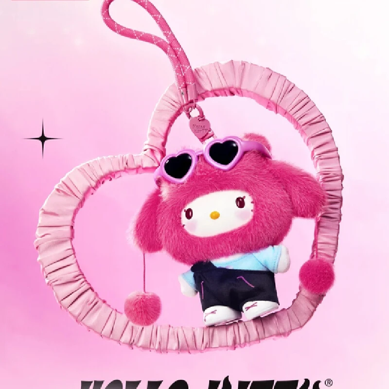 

Новая оригинальная серия Miniso Hellokitty Popstar, слепая коробка, плюшевая виниловая кукла, загадочная коробка, аниме-фигурки, мультяшный рождественский подарок, модный