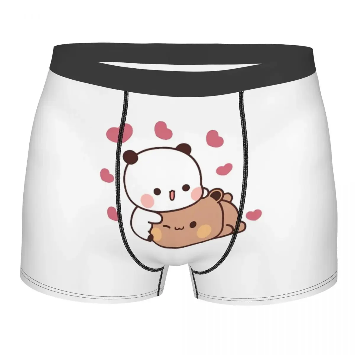 HUGS LOVE-Boxer Bubu Dudu pour hommes, sous-vêtements créatifs respirants, shorts College de haute qualité, cadeaux d'anniversaire