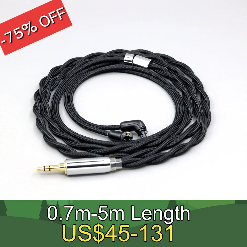 

Nylon 99% Pure Silver Palladium Graphene Gold Shield Cable For Sony MDR-EX1000 MDR-EX600 MDR-EX800 MDR-7550 LN008282