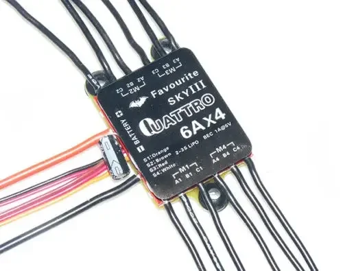

FVT 6A 4in1 BIHELI Program ESC Brushless 4X ESCs /Speed Controller LT130 Ml130