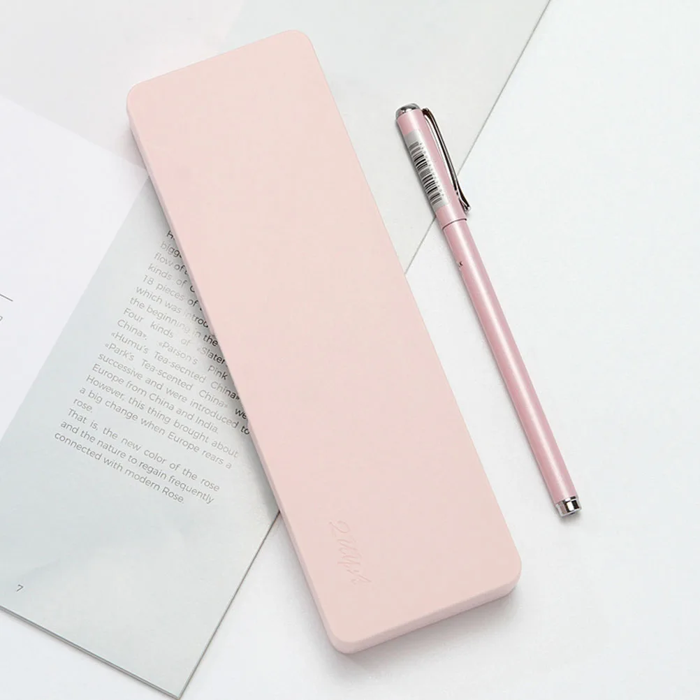 

4Pcs Students Pencil Organizers Plastic Pen Case Sturdy and Practical Lid Prevents Items Falling Out Great Gift Option