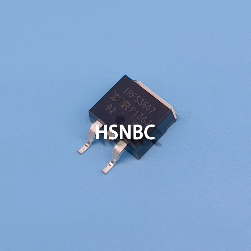 10Pcs/Lot IRFS3607 IRFS3607TRLPBF FS3607 TO-263 80A 75V MOSFET N-channel Power Transistor 100% New Imported Original