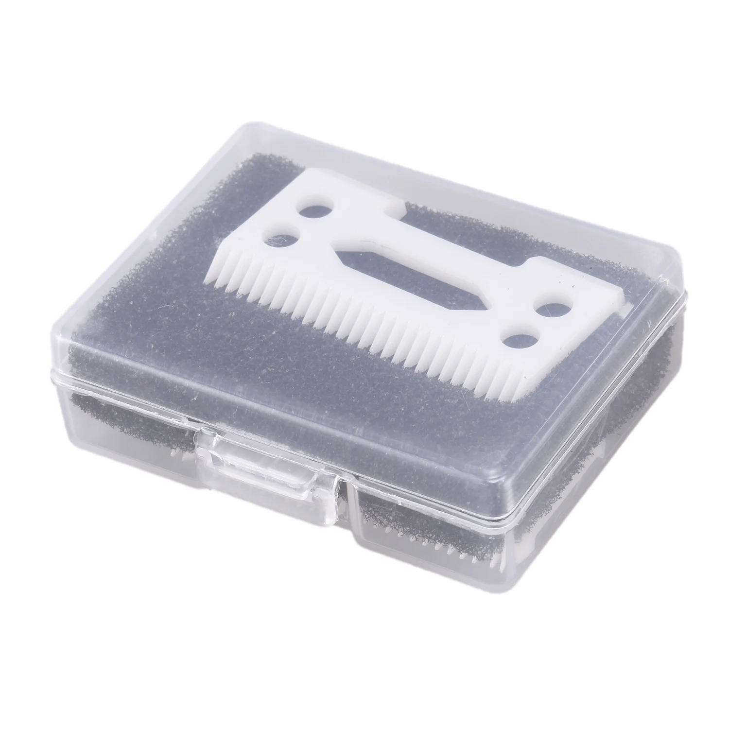 ใหม่2ชิ้นใบมีดกรรไกรตัดเซรามิกเซอร์โคเนีย28ฟันสำหรับปัตตาเลี่ยนอาวุโส