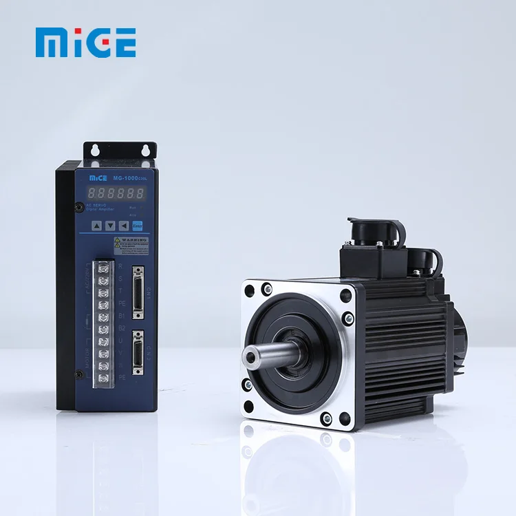 130mm 10N.m CNC engraving machine AC servo motor