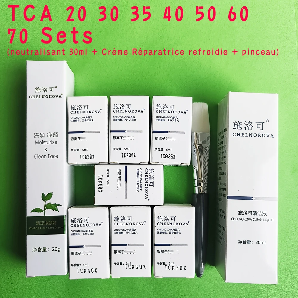 Onverdund Tca 30% 50% 70% Sets Peel Gereedschap Voor Peel Families Draagbare Handig Gemakkelijk Te Gebruiken Zuur Dermatoloog Peeling Kruis