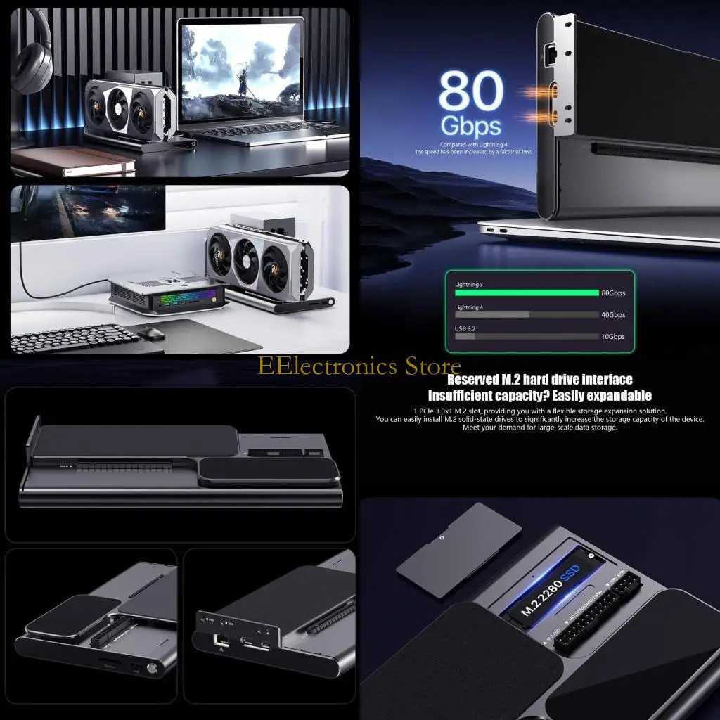 B03C Rapid Streak 5 Port With Metal Housing For Strengthened Durability And GPU Execution