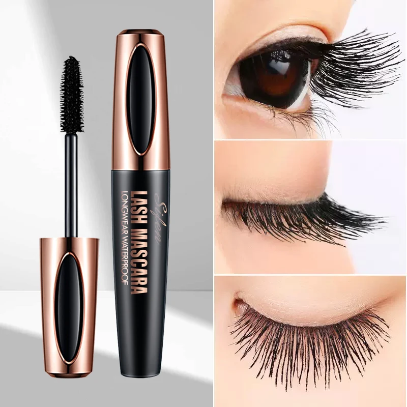 

SIFEN Waterproof Mascara Black Long Lasting Curling Thick Lengthening Eyelash Extension Smudge-proof Eye Makeup Cosmetics