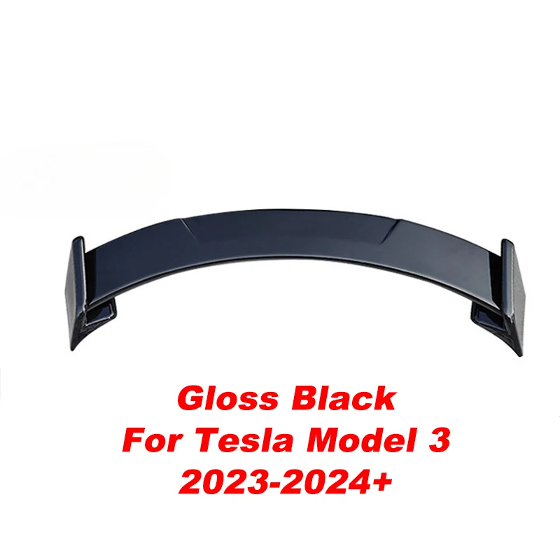 Voor Tesla Model 3 2017-2024 CMST Stijl Achterbagage Deksel Hoge Spoiler Auto Sport Glanzend Zwart Extern Model 3 accessoires