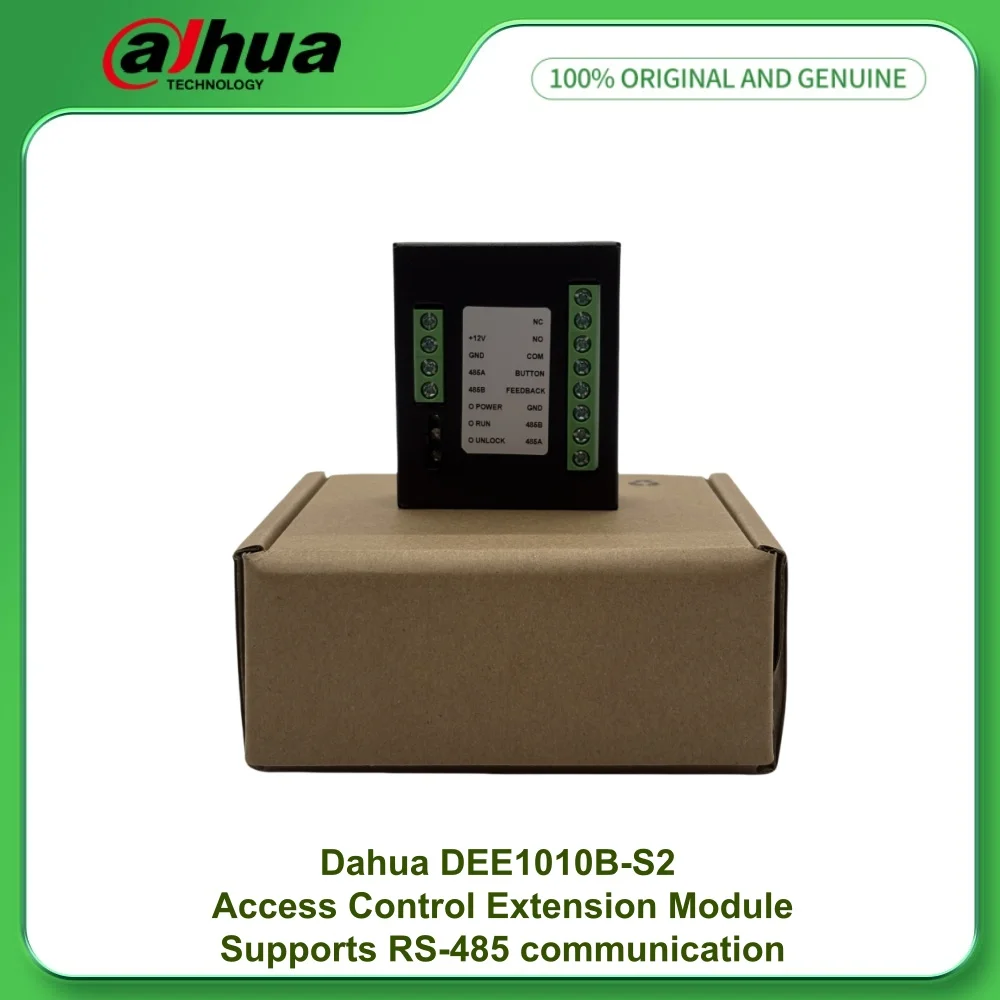 

Dahua DEE1010B-S2 Access Control Extension Module Supports RS-485 Communication Offers 3 Indicators to Indicate
