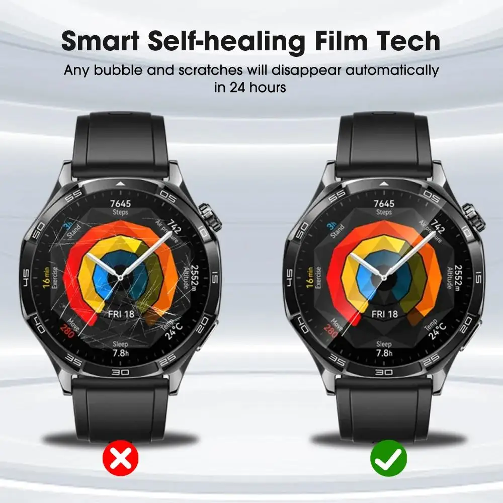 1-5Pcs Hydrogel Screen Protector Film for Huawei Watch GT 4/5/GT5 Pro 46MM Ultra-HD Full Coverage Protective Film Accessories - view 5