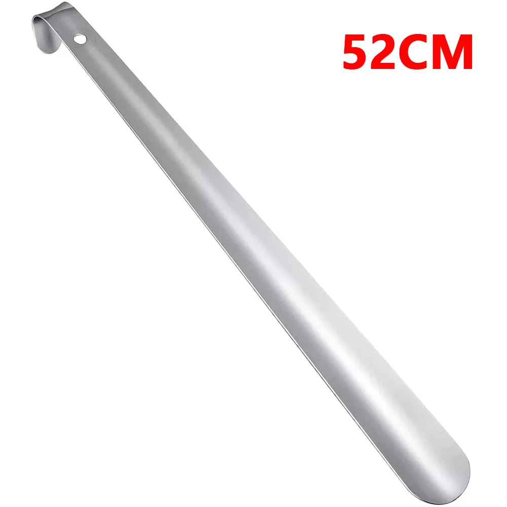 Professionele Schoenlepel 42/52 Cm Rvs Schoenlepels Gemakkelijk Handvat Metalen Schoen Extractor Luie Schoen Helper Schoen accessoires