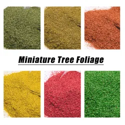 10G/BAG Miniature Tree Foliage Model Terrain Powder Grass Powder for Diy Making Trees Materials Military Scene Train Layout
