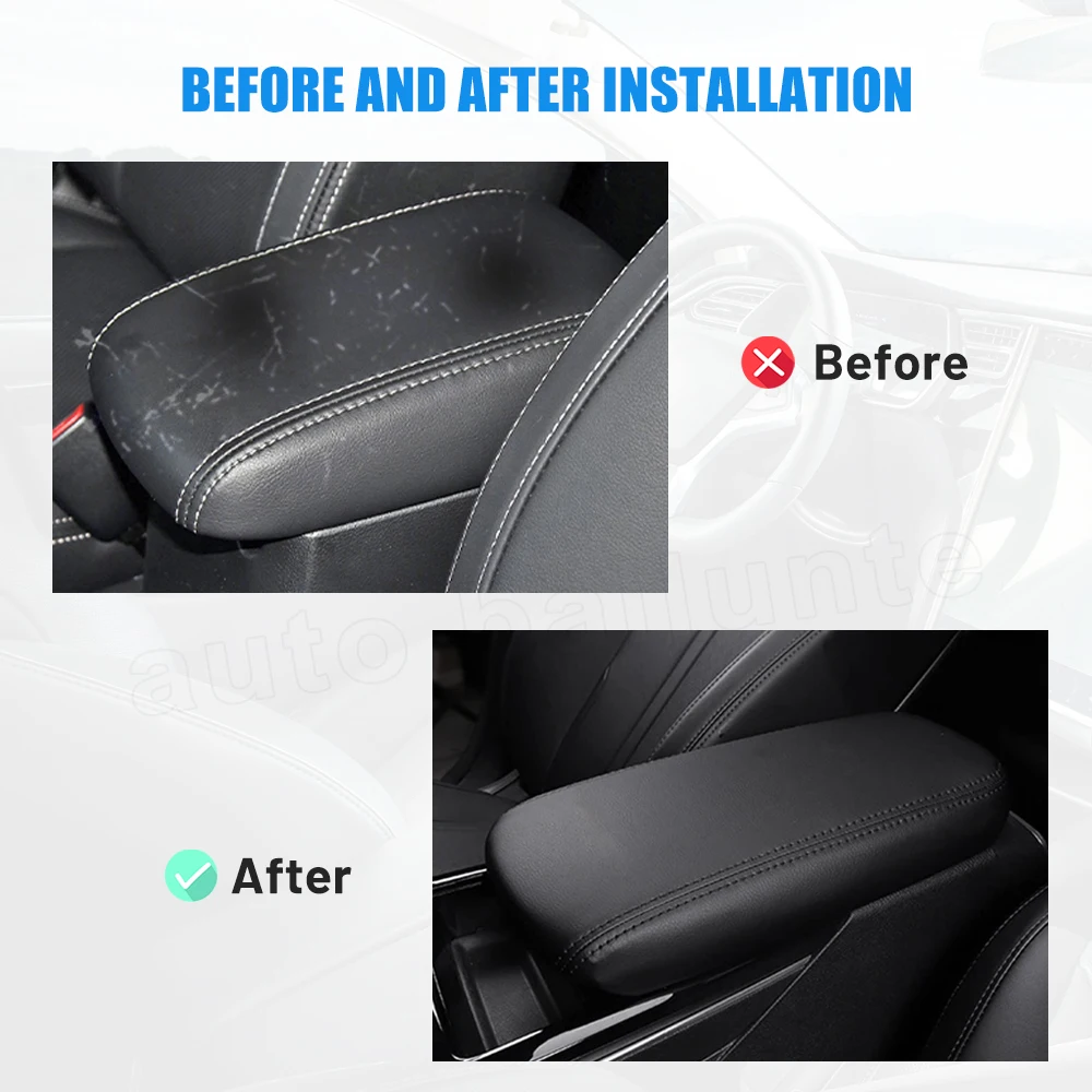 For fit Kia K5 2021 2022 2023 Center Console Covers Car Armrests Box Cover Leather Protector Interior Accessories