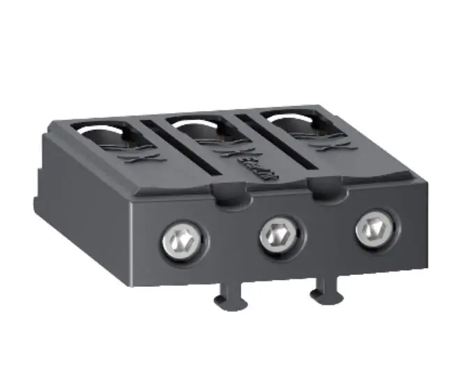 

LAD96560 Terminal block, TeSys Deca, Everlink BTR screw connectors, 3P, for contactors LC1D40A-D80A