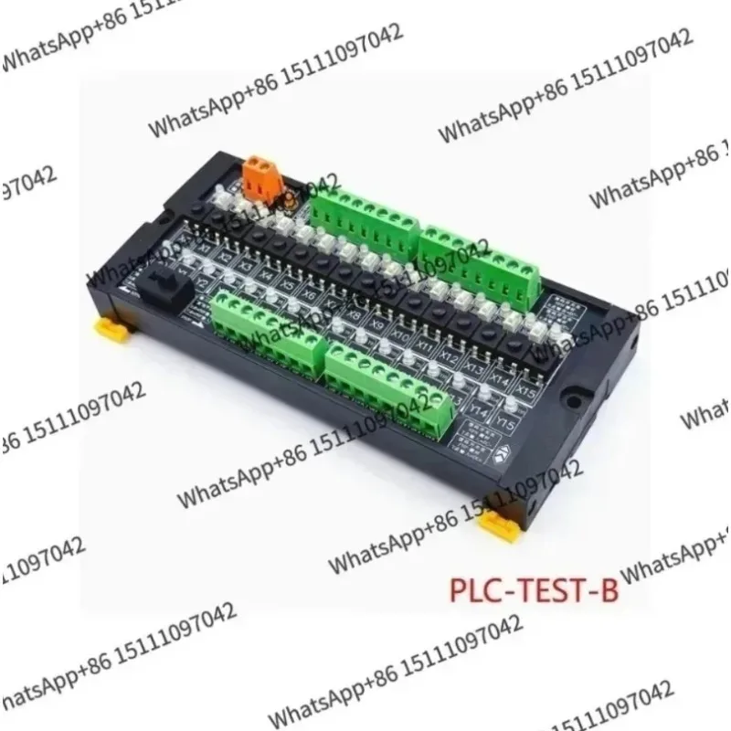PLC test board 16 channel input/output debugging module compatible with NPN/PNP button board with DuPont line