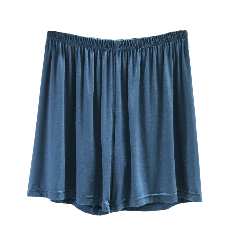 เอวสูง Modal orts กางเกงผู้หญิงฤดูร้อนบางหลวมบ้านกางเกงขากว้าง PLUS ขนาดกางเกงลําลอง Outerwear