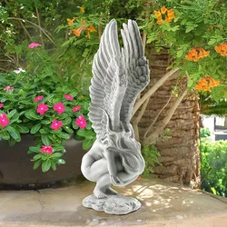 DIY Wing Angel Candle Silicone Mold Angel Girl Body Statue Soap Resin Plaster Making Set Chocolate Cake Baking Mould Home Decor