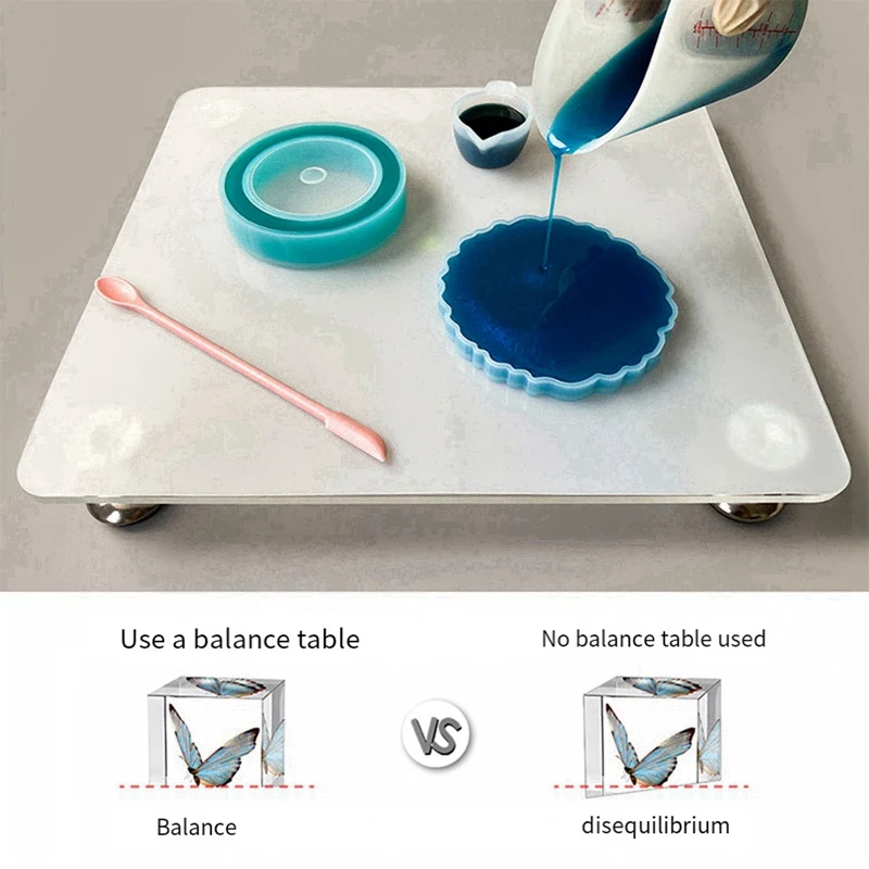 Tableau d'abaissement de précision réglable pour résine acrylique, accessoires de résine xy, 1 pièce