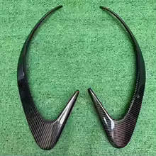 For Mercedes Benz CLS Class C257 CLS53 CSL63 Carbon fiber bumper wind knife fog lamp air vent decorative strip body kit - AliExpress