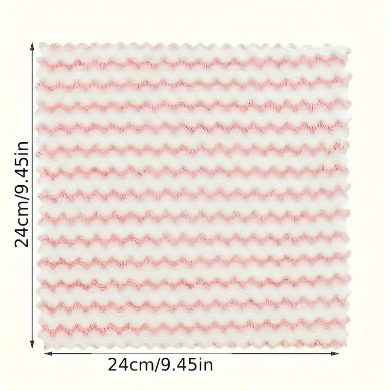 초흡수성 산호 양털 청소 천, 두꺼운 주방 세척 접시 걸레, 유리 창문 닦는 수건, 10 개, 40 개