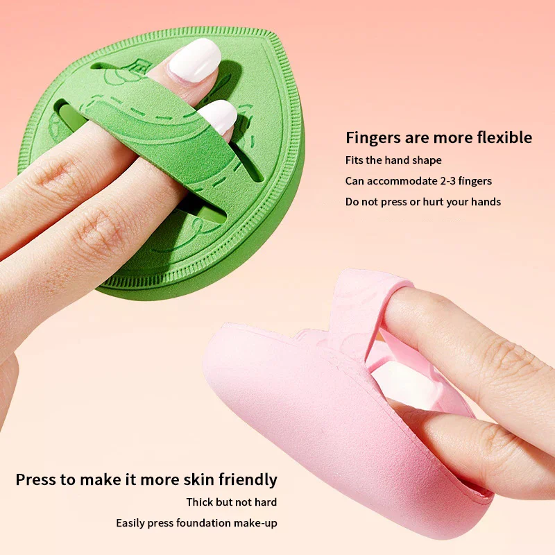 1 pz fondotinta creativo soffio di polvere cuscino d'aria super morbido trucco frullatore spugna applicatore cosmetico a doppio uso umido e secco