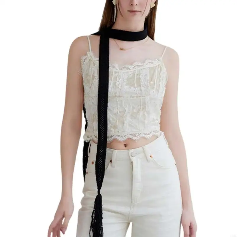 49MC Autumn Spring Long Stickiness Edición Decoración Pequeña bufanda