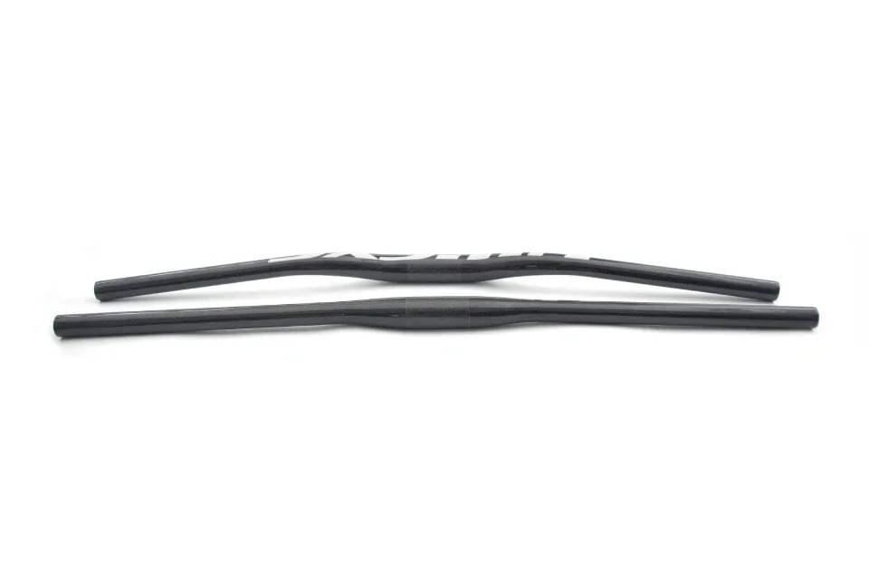 Ullicyc Vollcarbon MTB-Lenker 3K Glanzsilber 580-740mm Flach/Rise Fahrradlenker, Leichtgewicht-Upgrade für MTB & Elektroroller – Detail 5
