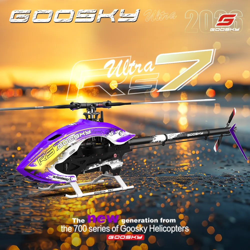 2026 In Stock Goosky RS7 Ultra 700 3D Flybarless RC Helicopter