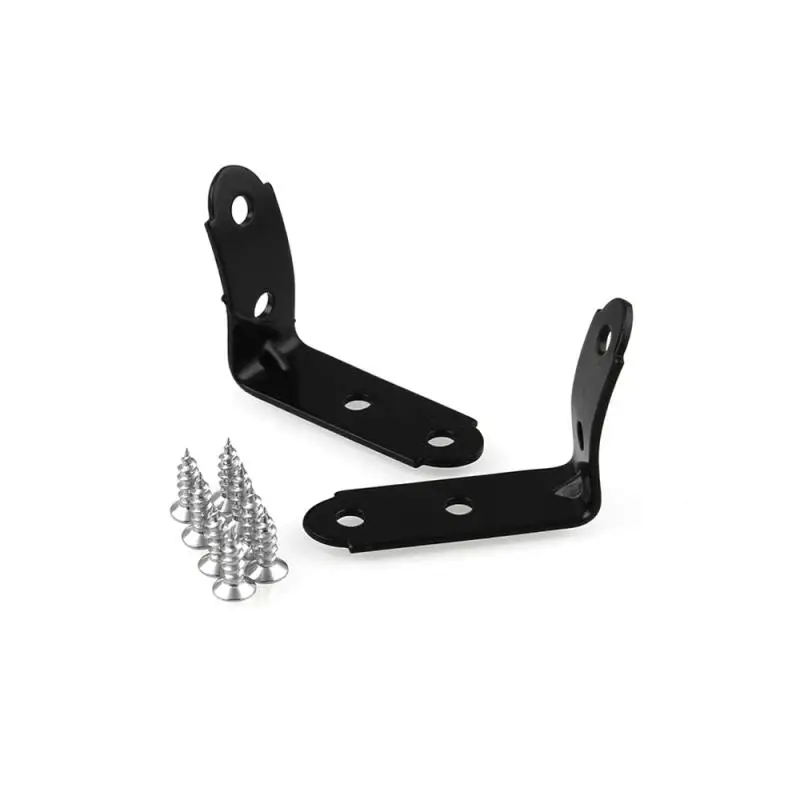 -Glove Box Lid Hinge Snapped Repair Kit Hinge Brackets With Screws For A4 S4 RS4 B6 B7 8E PQY-CPK01BK