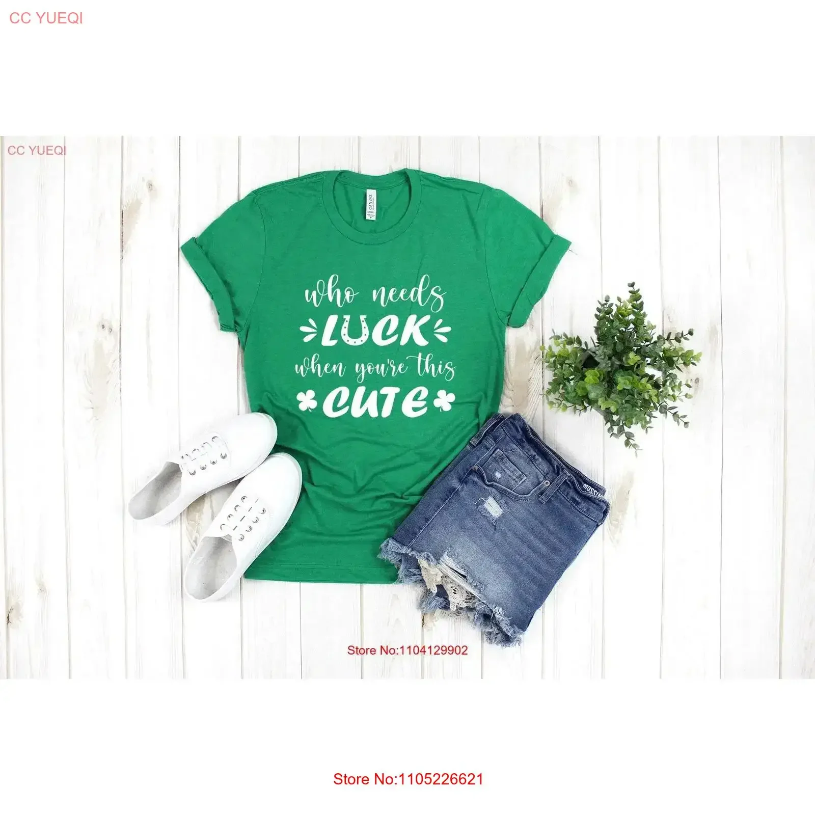 St Patricks day shirts Who needs luck when you're this cute of the Irish T Shirt Patrick's for ladies vintage Washed