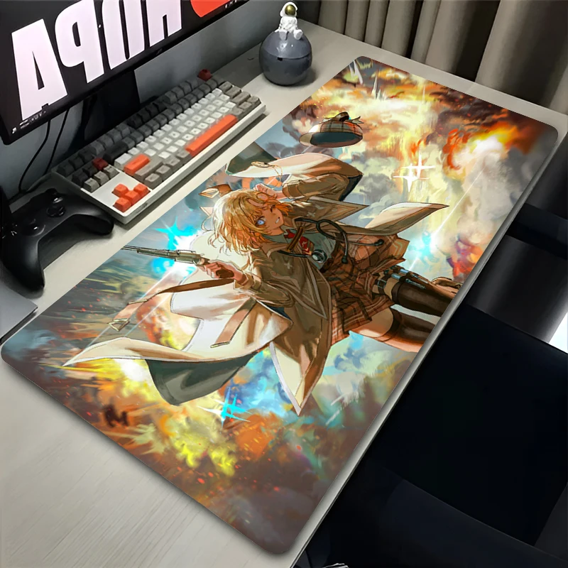 

Mousepad New Hololive Watson Amelia Large Mouse Mat MousePads Game Office Laptop Carpet Soft Anti-slip Desktop PC game Mouse Pad