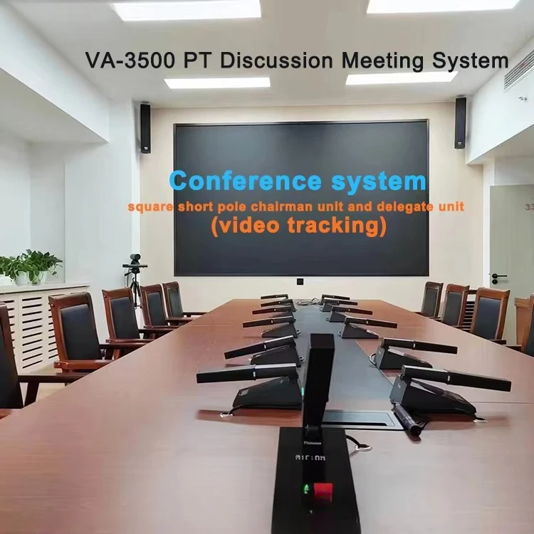 وحدة VA-340D Delegate مع ميكروفون مناقشة المؤتمرات الاحترافي لتتبع الفيديو للاجتماعات وغرفة اللوحة #5