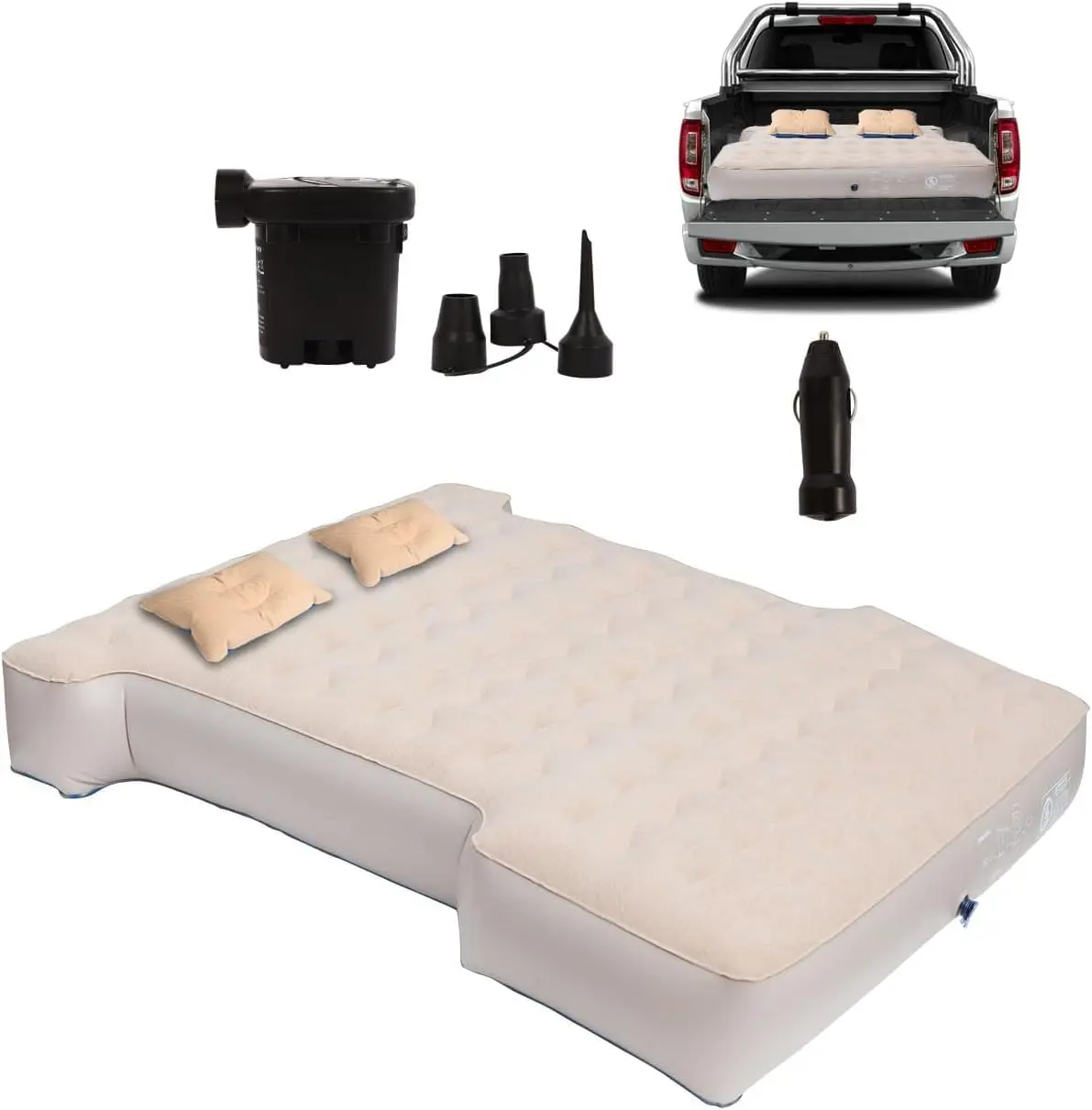 

Tru Air Mattr Bed For 5.5-5.8Ft Mide Size Short Inflatable Beds, Outdoor Air Mattr With Pump,Pi Up Bed Air Mattr For Tru Tent