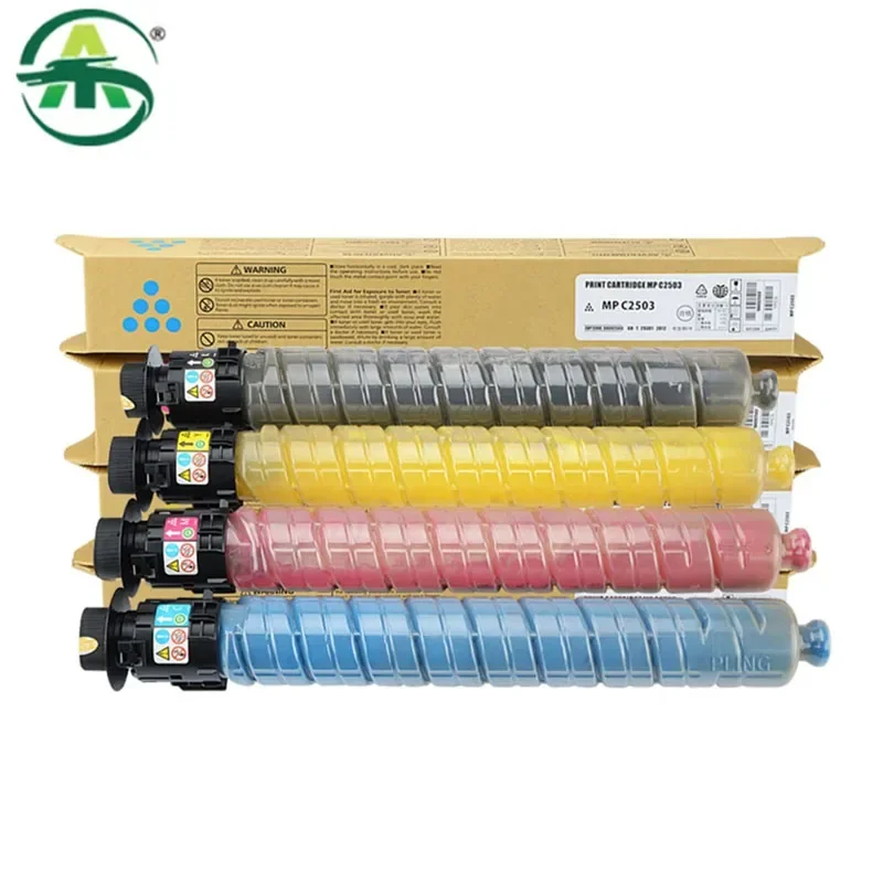 1Set MPC2503 Compatible For Ricoh Color MP C2503 Toner Cartridge For Aficio MPC2003 C2004 C2011 C2503 C2504