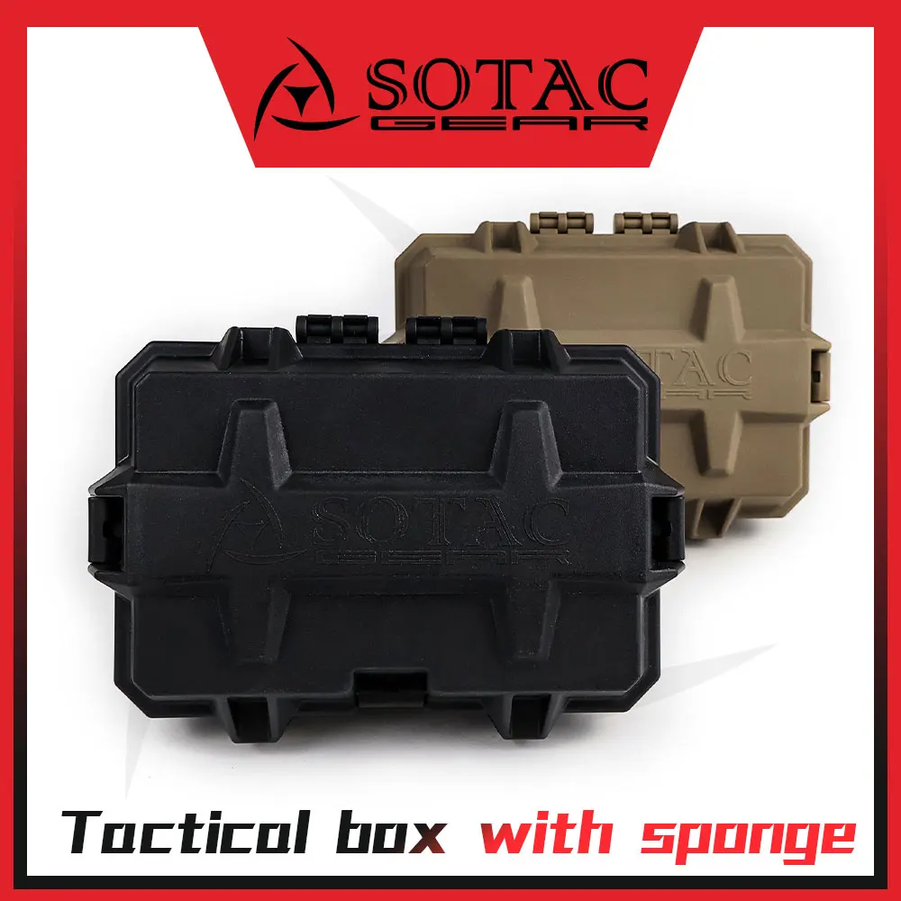 

SOTAC-GEAR Hunting Tactical Box Shockproof Instrument Rifle Airsoft Aiming Equipment Outdoor Storage Case Waterproof Tool Box