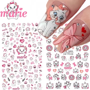 1pcs 3d von Disney -Katzenzeichnungen Maria Maria Etiquette Press auf Nägel versorgt Mickey Mickey Aufkleber King Lion Sliders for Nails 6 Hauptverkäufe Shein Clothing - №2