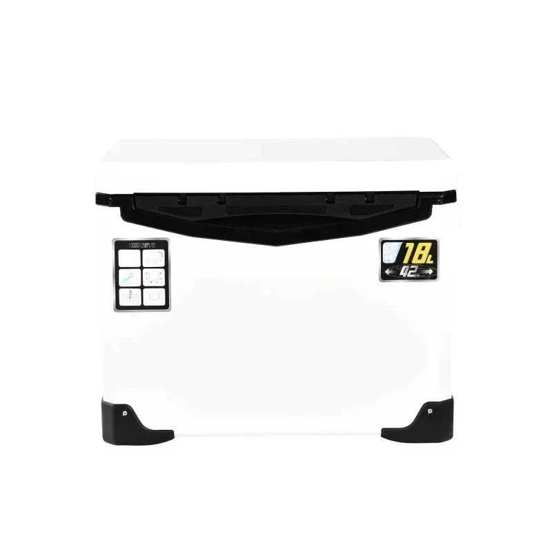 Full-size insulated cooler box, car refrigerator/cooler, fishing cooler box, insulated bag, cooler box with shoulder strap. view 5
