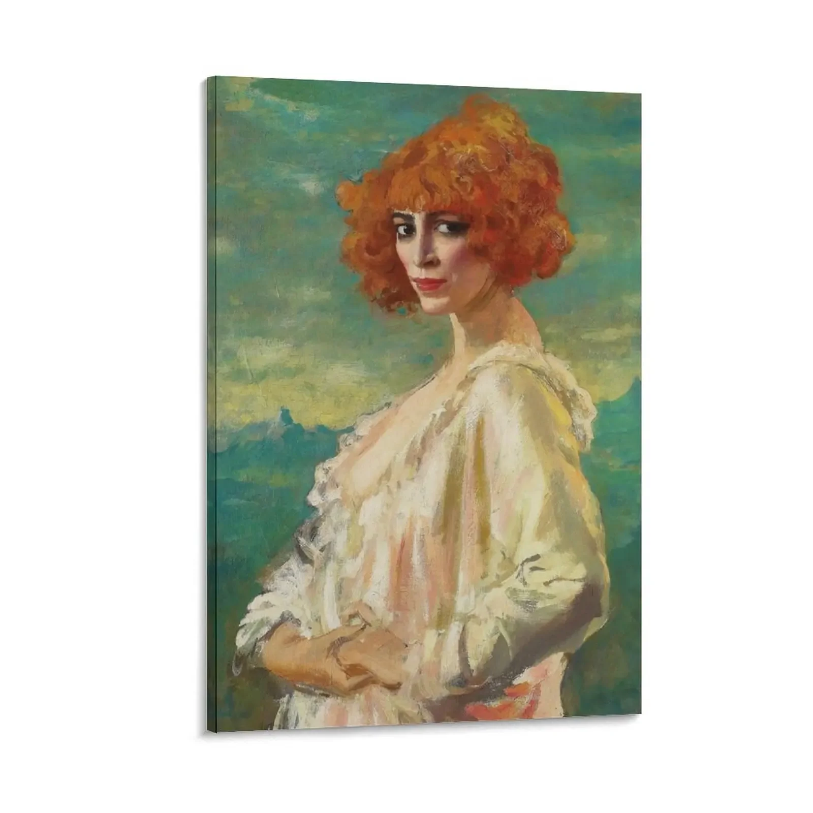 The Marchesa Casati by Augustus Edwin John (1919) Canvas Painting room decoration accessories art