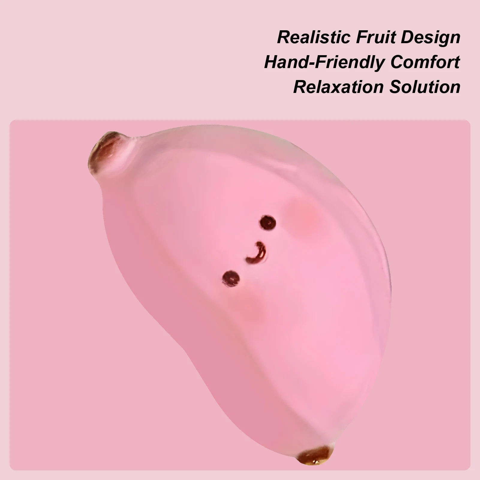 Squeeze Toys For Kids Soft Banana Sensory Fidget Ball Realistic Fruit Relaxing Ball For Toddler Kids Teens Adults Students