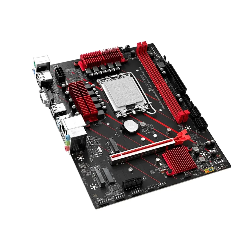 Imagem -03 - Kit Motherboard H610m i5 12400f Ddr5 32gb 4800mhz Dual Channel Suporte M.2 Nvme Cnvi Wifi Gaming Motherboard Set