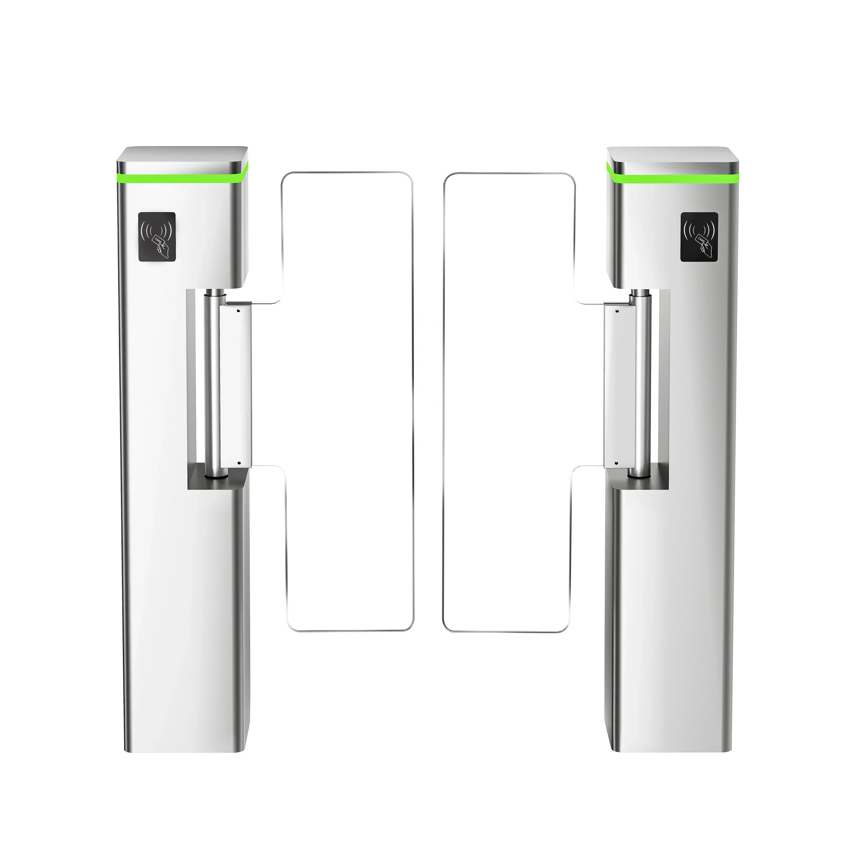 Full Automatic Swing Turnstile RFID SUS304  for Supermarket Swing Barrier Turnstile Speed Turnstile Gate Swing Barrier Gate