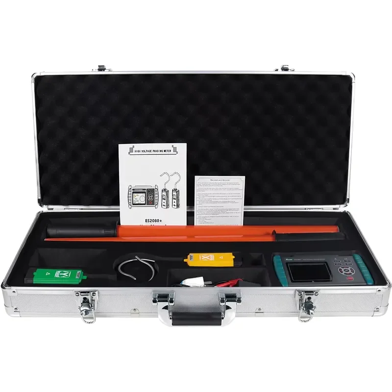ES2080+ ES2080A+ Wireless Three Phase High Voltage Nuclear Full Phase Meter 220V-220kV Voltage Tester with Waterproof IP60