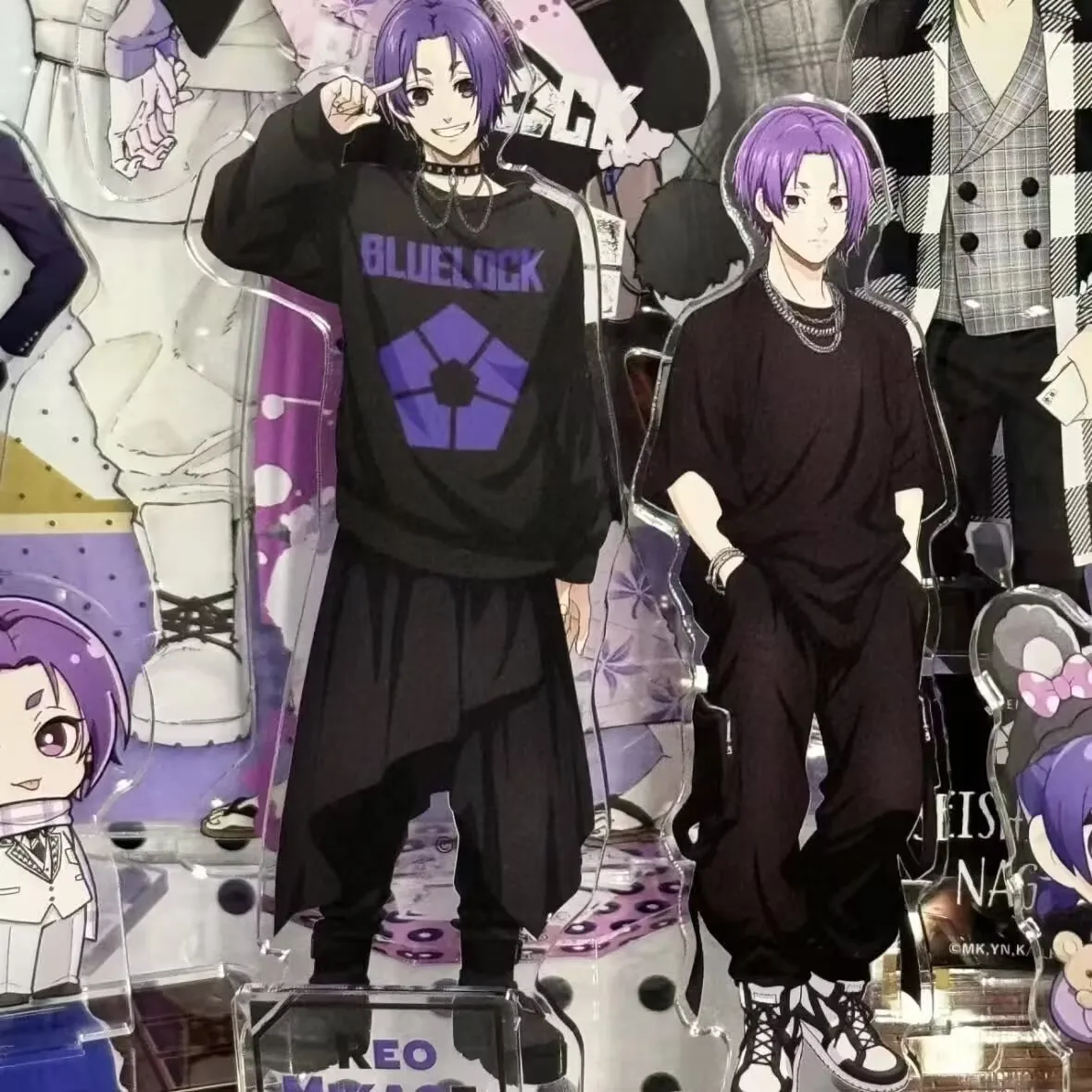 

"Blue Prison" and "Imperial Shadow Reiyo"acrylic standing sign, high-quality appearance level gift peripheral desktop decoration