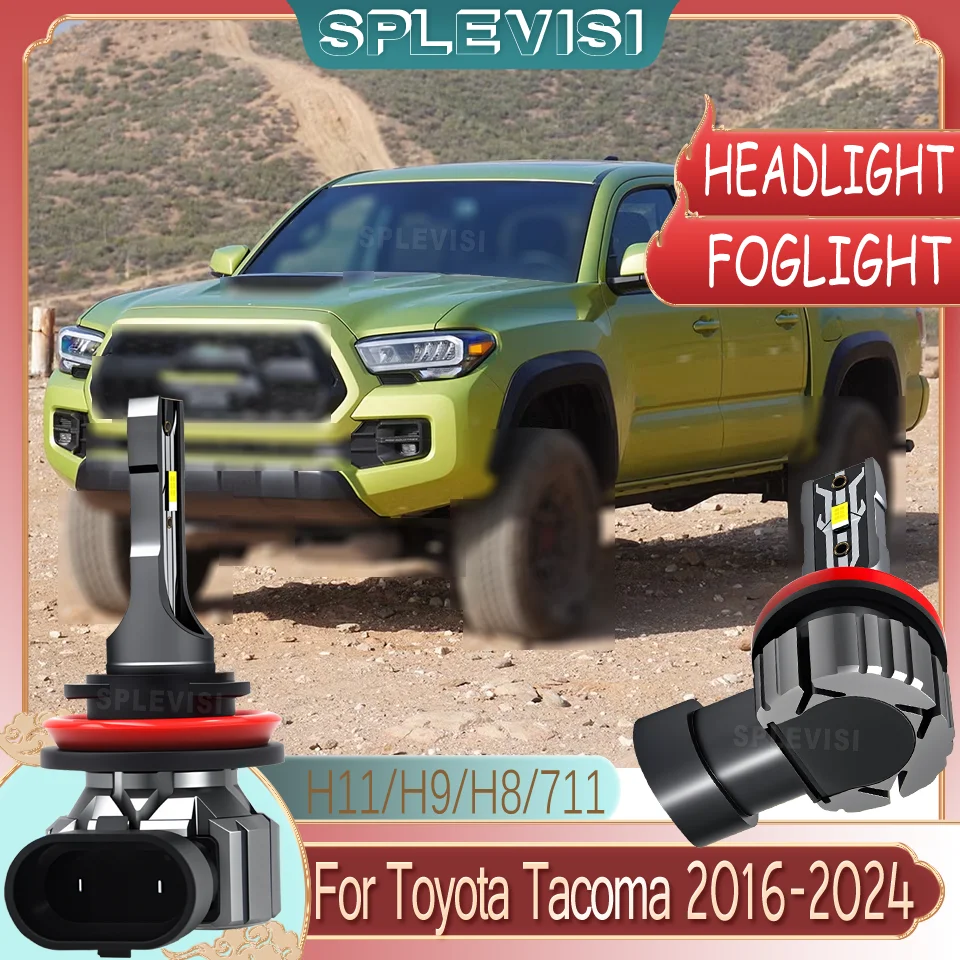 

waterproof Easy Installation Headlight Bulbs High/Low/Fog Light For Toyota Tacoma 2016 2017 2018 2019 2020 2021 2022 2023 2024