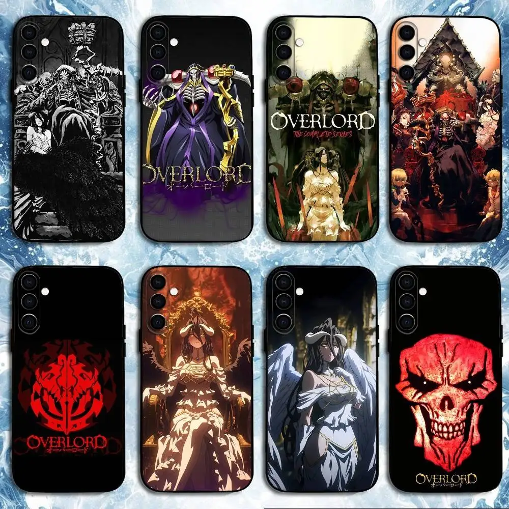 

Carton The O-Overlord Phone Case For Samsung Galaxy A73,A72,A71,A70,A53,A52,A51,Others Soft Black Shell