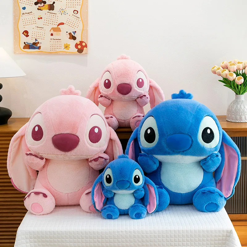 

Disney Lilo & Stitch Shy Plush Toy - Cute Soft Doll Birthday Gift For Girls Decorative Stuffed Animal Figurine