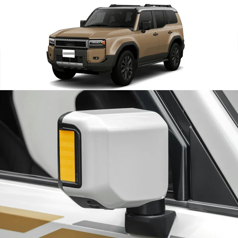 

Для Toyota Land Cruiser Prado 250 Series 2024, Автомобильное зеркало заднего вида, внешняя декоративная наклейка